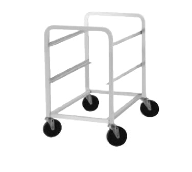 Advance Tabco LR2 Full Height Aluminum Mobile Lug Rack w/ 2 Lug Capacity
