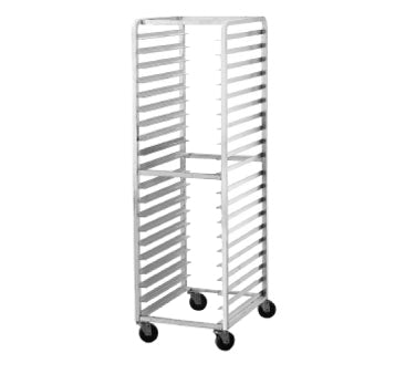 Advance Tabco PR10-6W Mobile Full Height End Load Bun / Sheet Pan Rack w/ 5" Swivel Casters