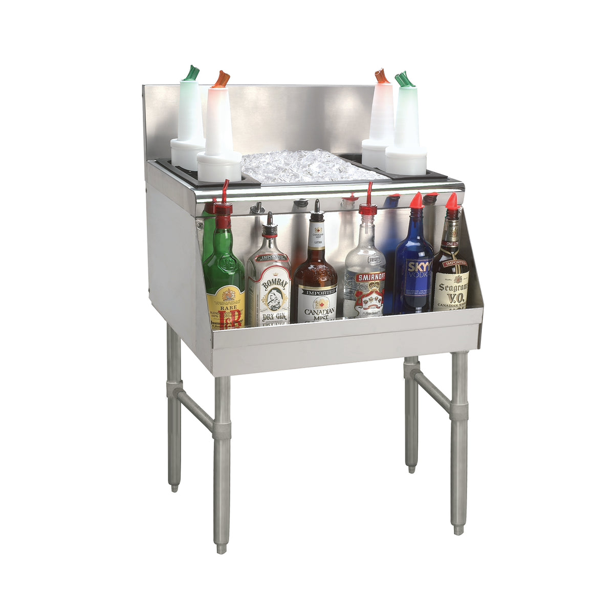Advance Tabco PRI-24-18 Prestige Ice Chest, 18" Wide, Without Cold Plate