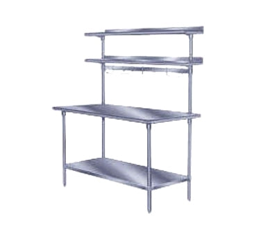 Advance Tabco PT-10R-60 Overshelf, Table Mounted, Single, 60"W X 10"D