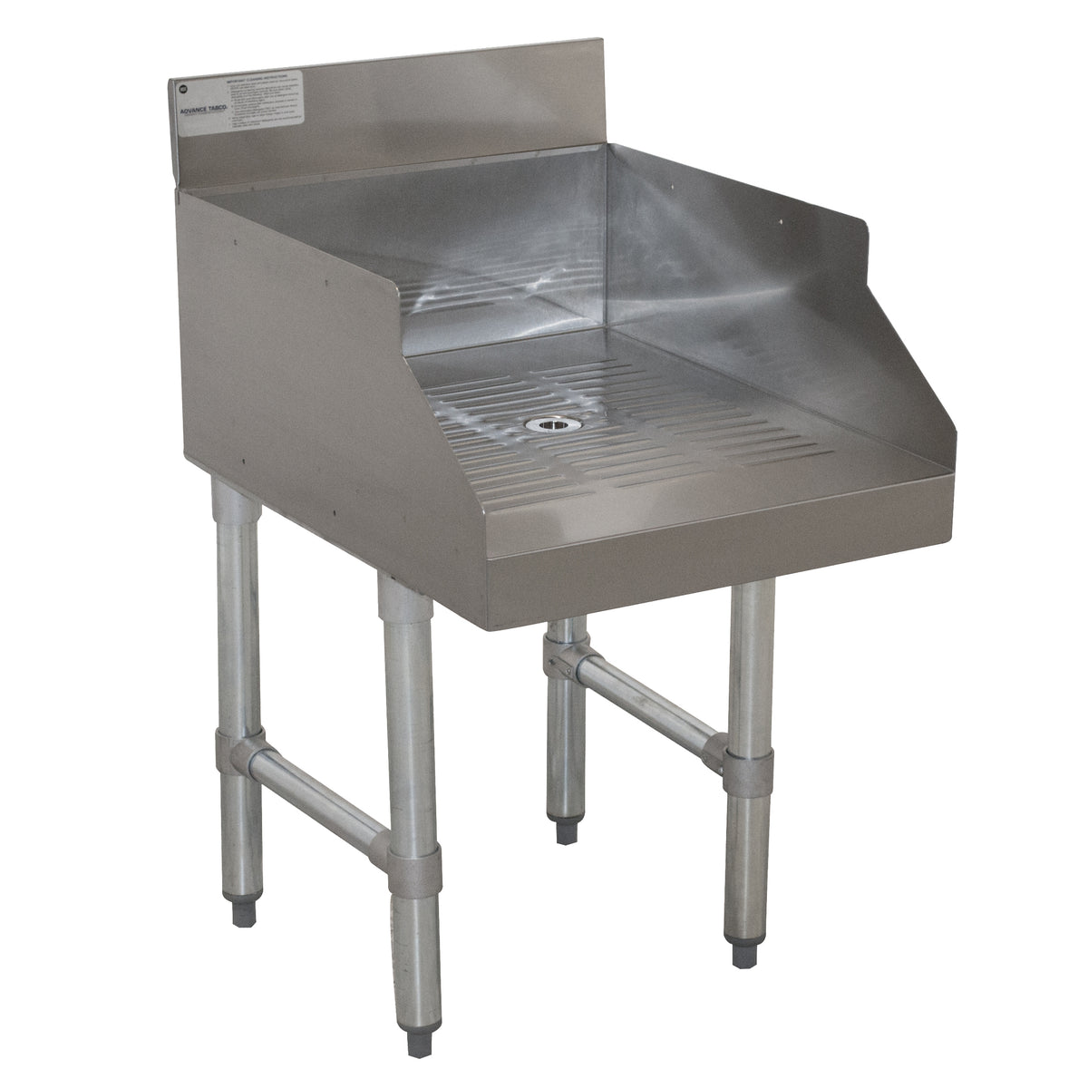 Advance Tabco SL-GS-24 Underbar Basics™ Recessed Drainboard, Underbar