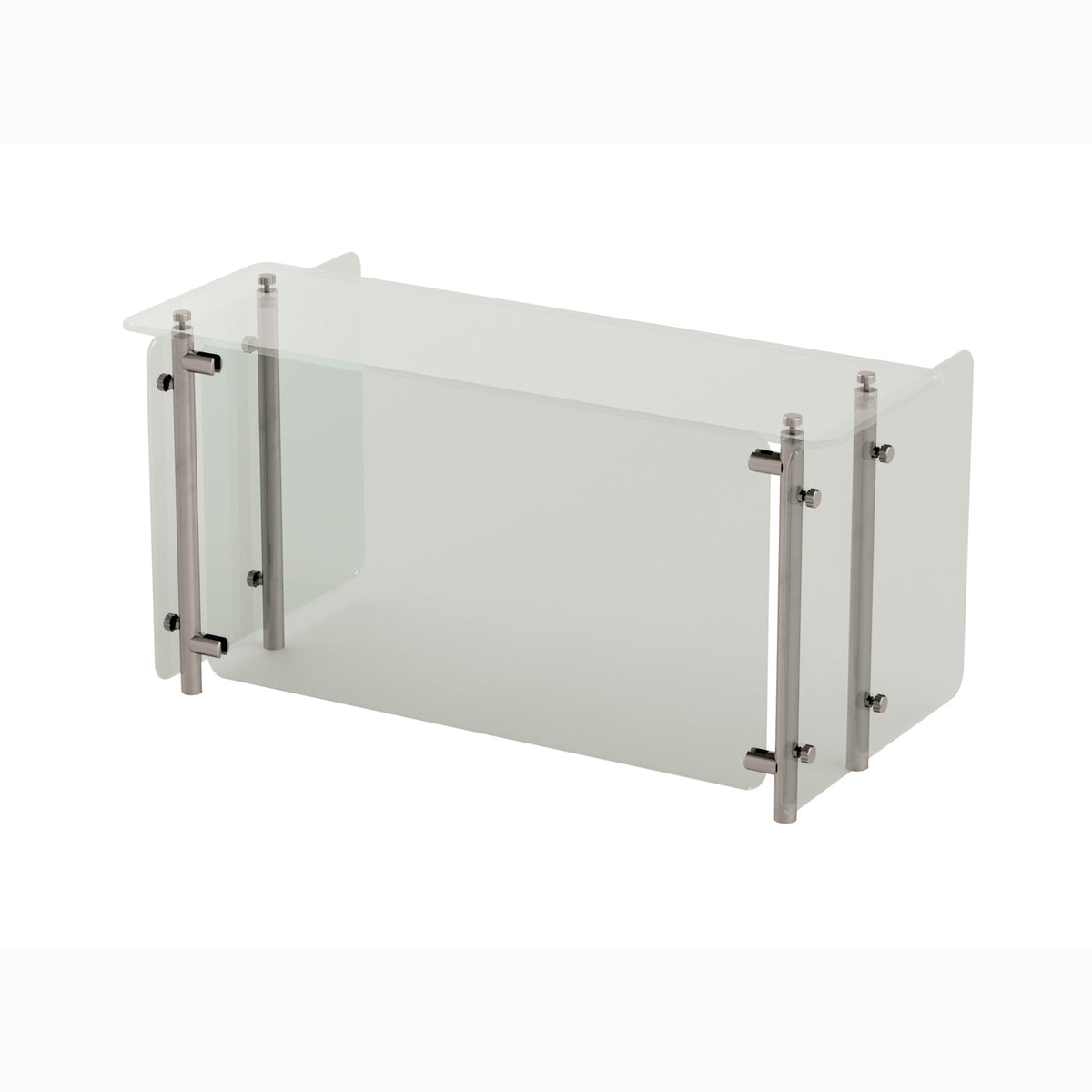 Advance Tabco STFC-18-72 Food Shield, Cafeteria Style with Fixed Front Glass