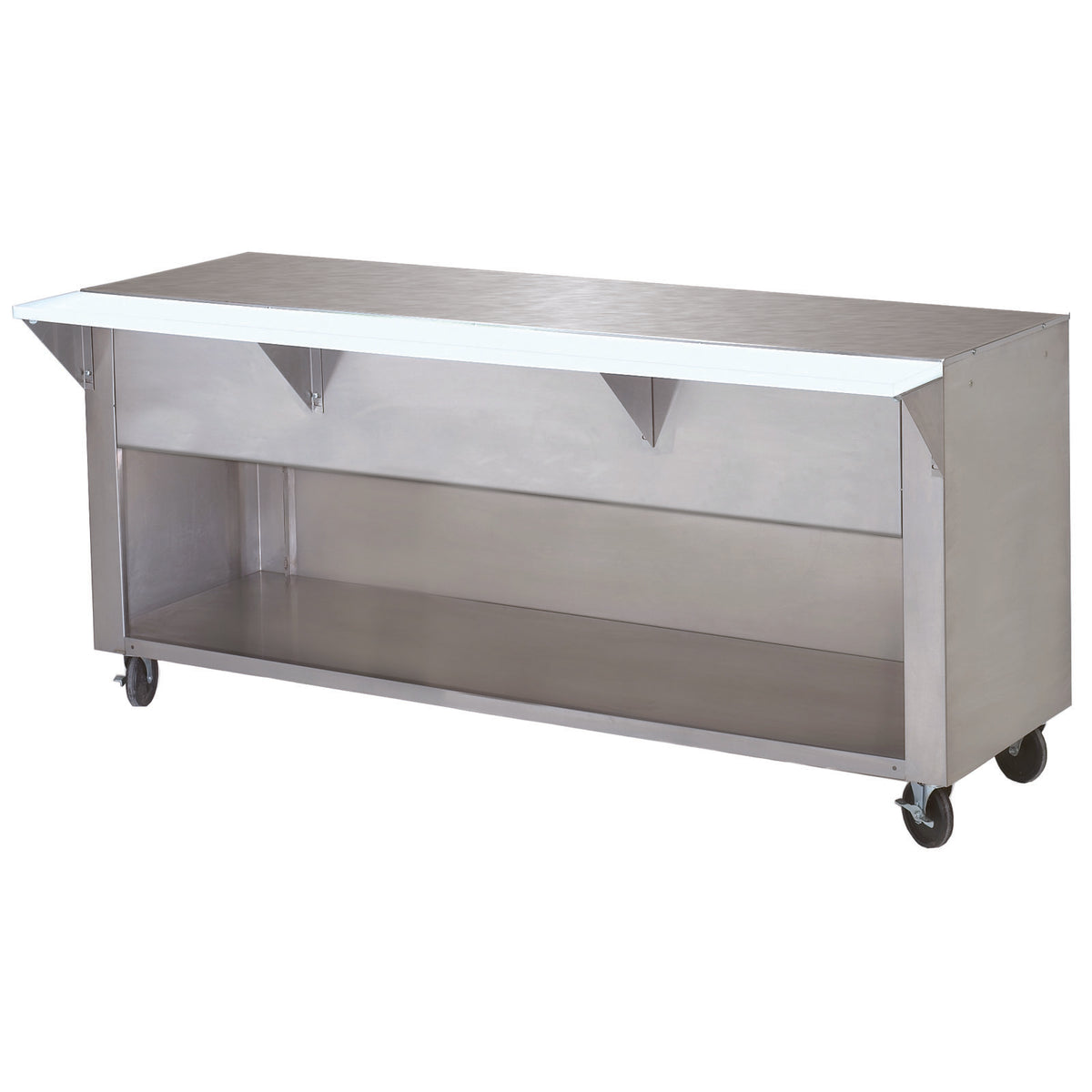 Advance Tabco STU-3-BS 47" Solid Top Table with Enclosed Base