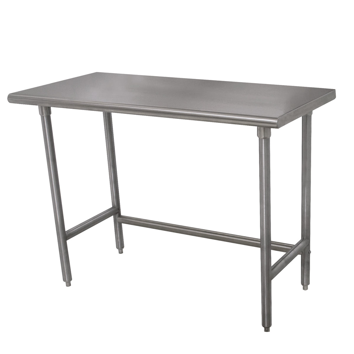 Advance Tabco TELAG-306-X 72" x 30" 16-Gauge Stainless Steel Work Table with Open Base