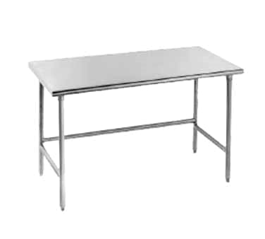 Advance Tabco TSAG-303 36" x 30" 16-Gauge Stainless Steel Work Table with Open Base