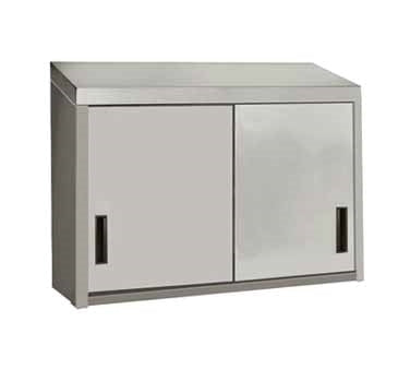 Advance Tabco WCS-15-72 430 Stainless Steel Enclosed Wall Mounted Cabinet - 72" x 15"