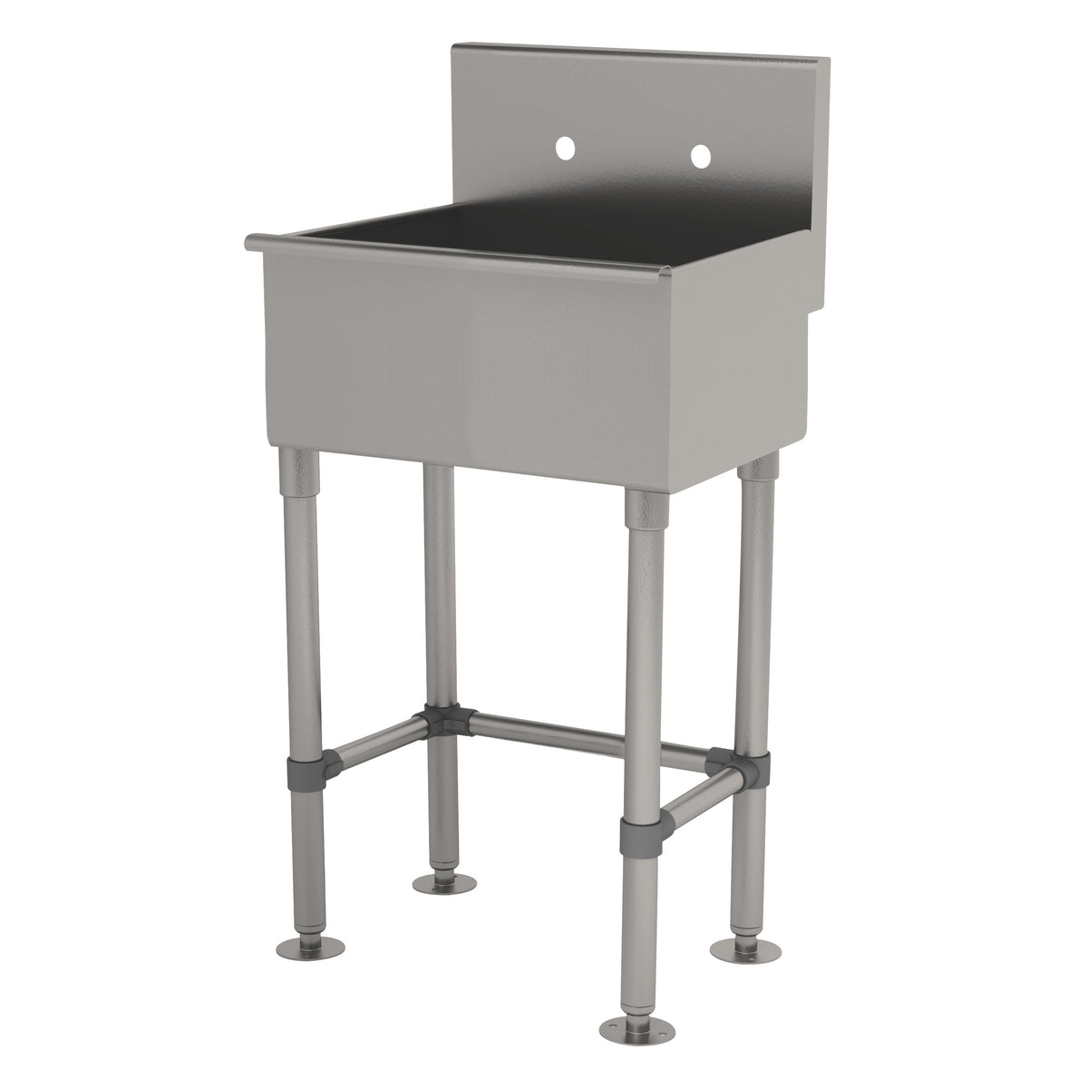 Advance Tabco WSS-14-21-FM 18" Freestanding Hand Sink without Faucet - 16 gauge