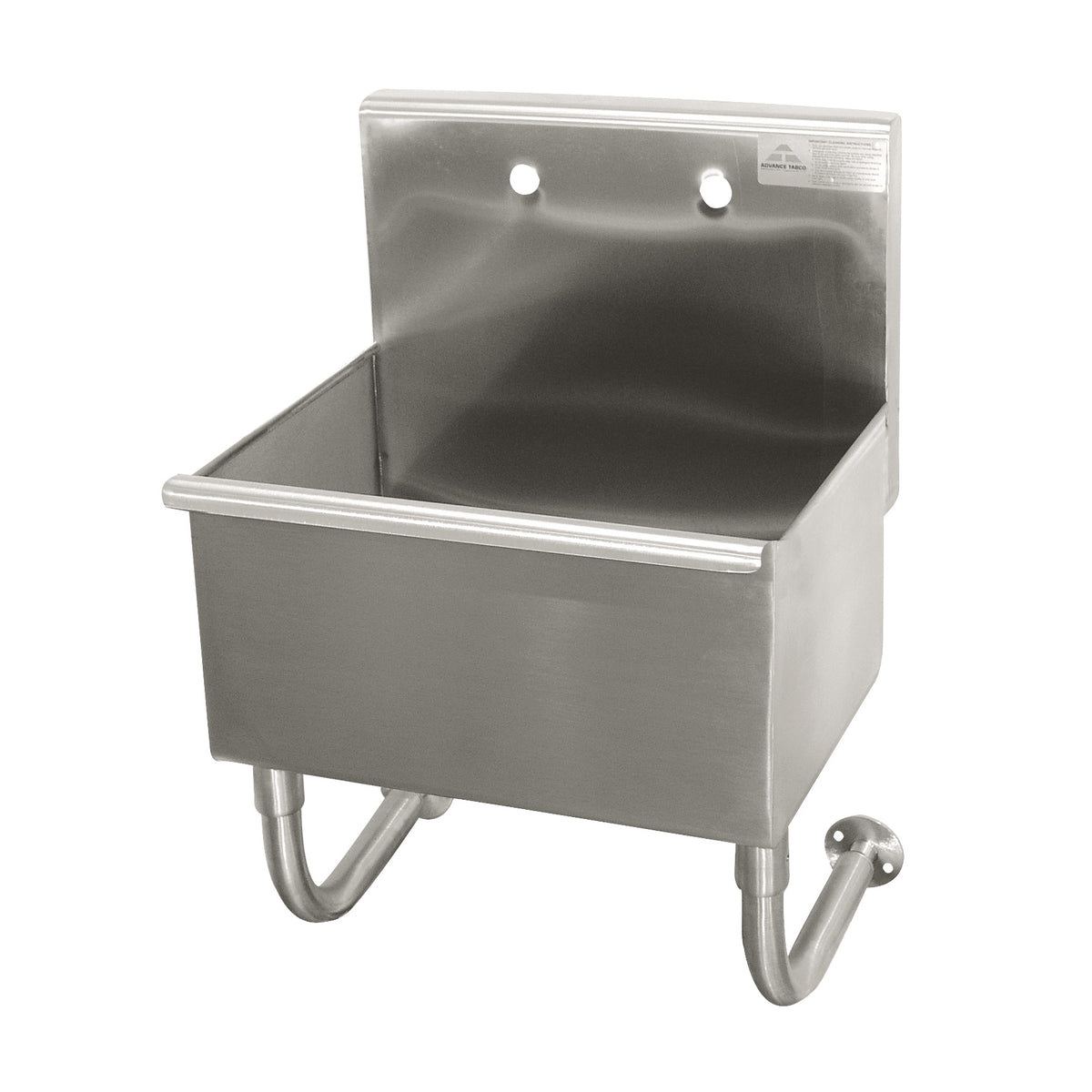 Advance Tabco WSS-16-31 31" Wall Mounted Hand Sink without Faucet - 16 gauge