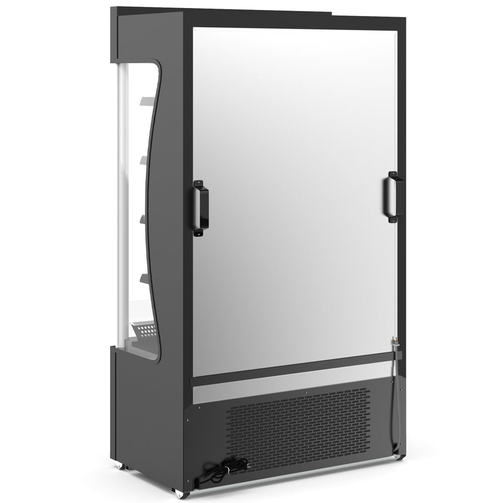 Coldline AOC-46-B 46" Black Open Air Refrigerated Display Merchandiser, Black