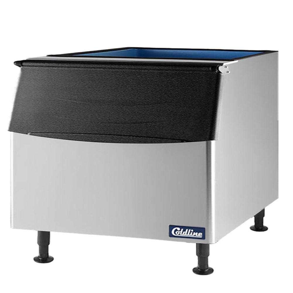 Coldline B1000 ice storage bin, angled front view