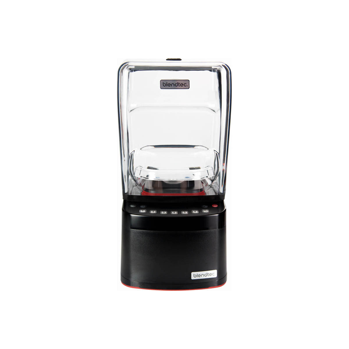 Blendtec S885C2901-NOJAR Stealth 885 blender with sound enclosure, front view