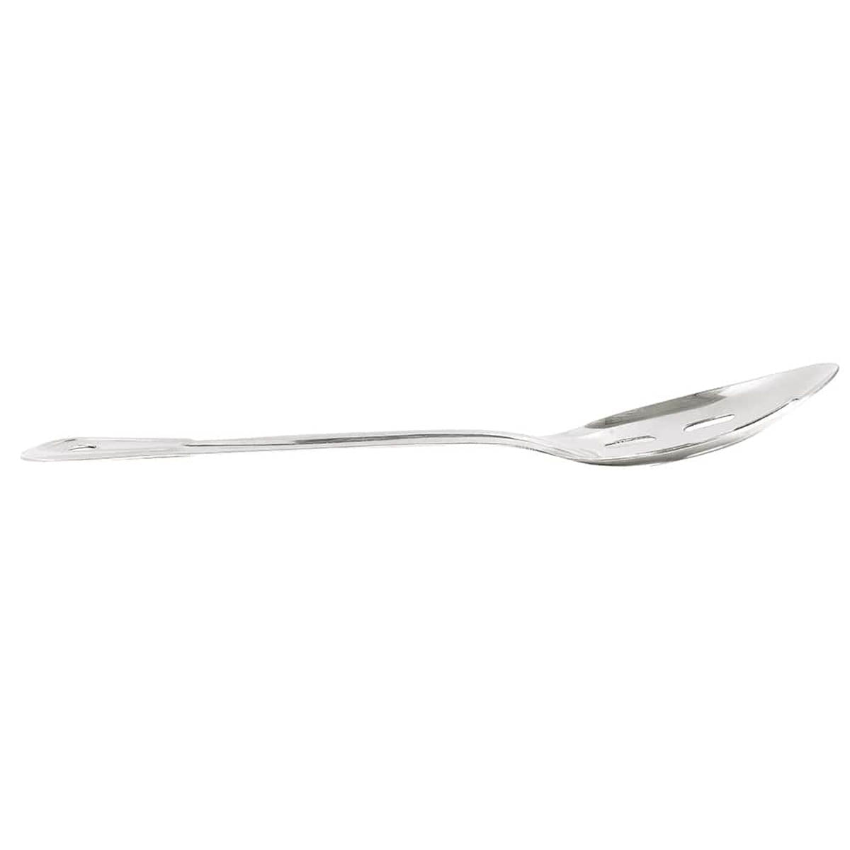 Winco BSST-11 11" Slotted Stainless Steel Basting Spoon