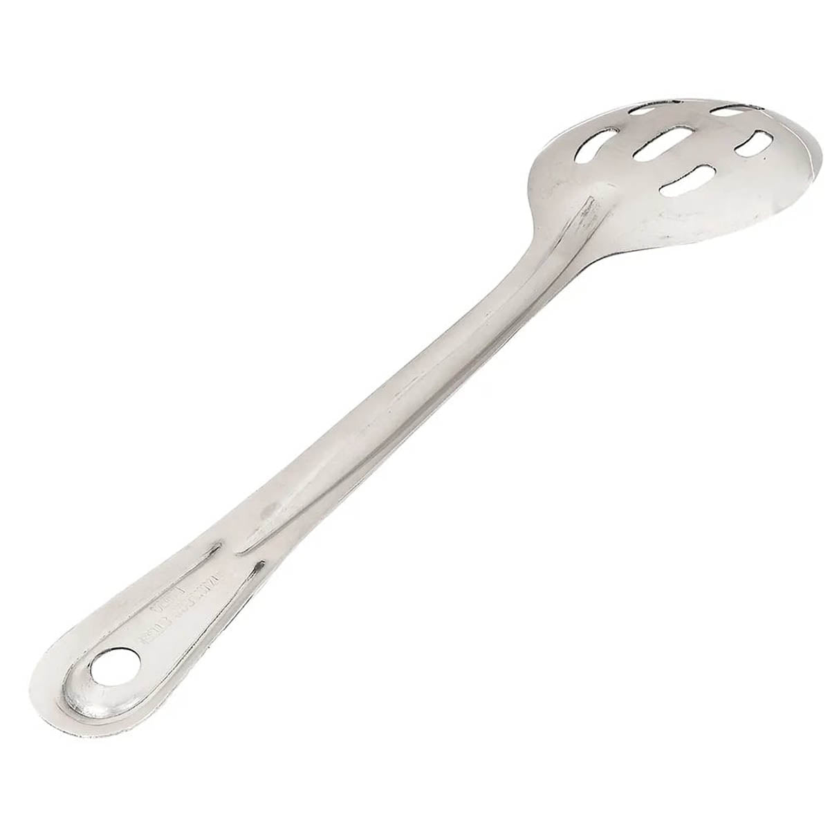 Winco BSST-11 11" Slotted Stainless Steel Basting Spoon