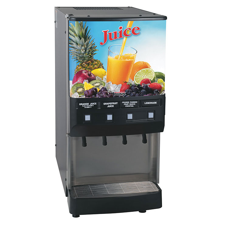 BUNN 37300.0000 JDF-4S 4-Flavor Juice Dispenser