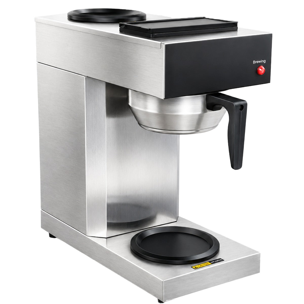 Prepline CAFE-2P coffee maker, angled front view