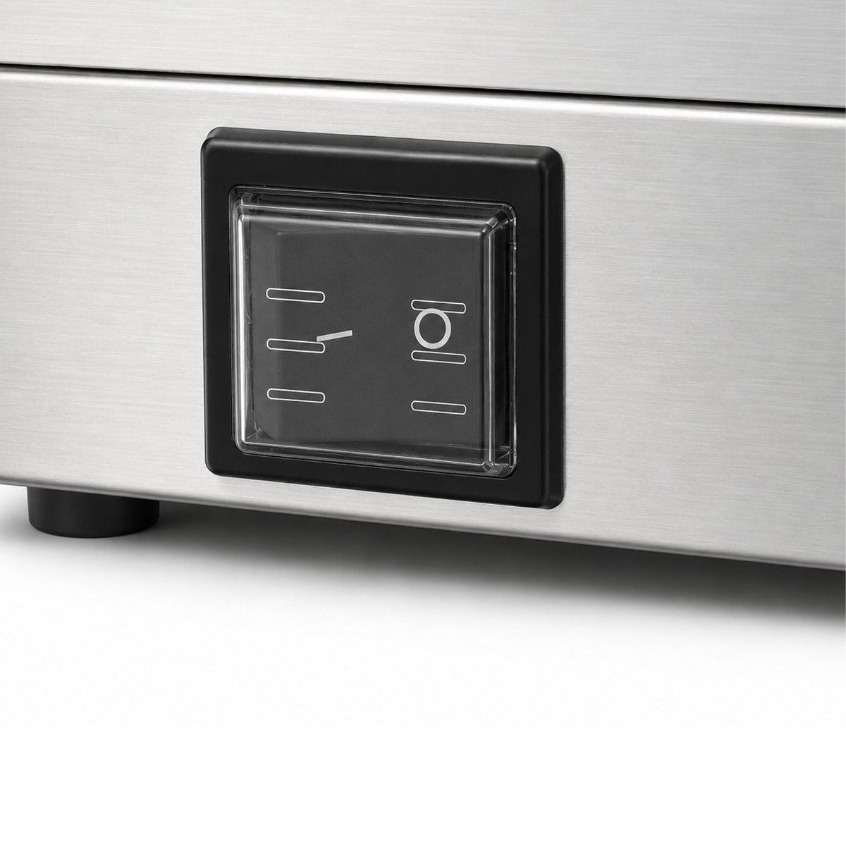 Prepline CAFE-2P coffee maker, warmer switch, close-up
