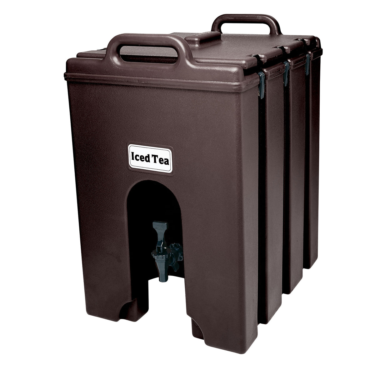Cambro 1000LCD131 Beverage Carrier, 11-3/4 Gal Plastic, Brown, 16-1/4"W x 20-3/4"D x 24-3/4"H NSF