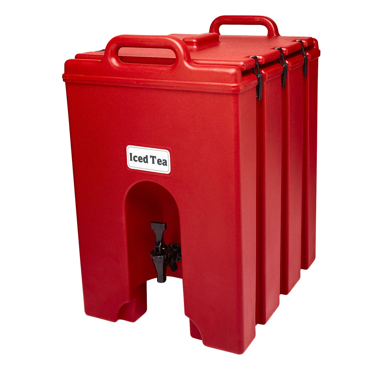 Cambro 1000LCD158 Camtainer 11.75 Gal Hot Red Insulated, 16--1/4" W x 20--3/4" D x 24--3/4" H, NSF