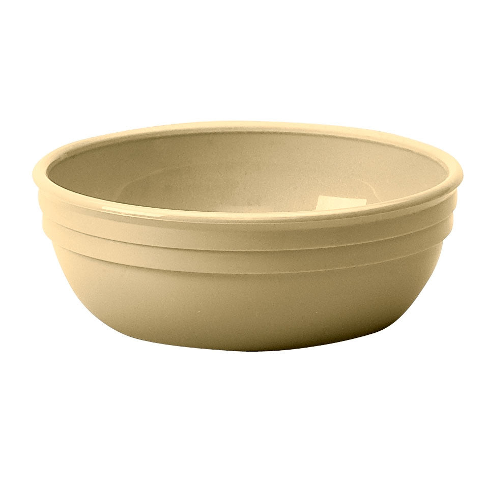 Cambro 100CW133 Nappie Bowl - 5" Dia x 1-11/16" H, 12.5 oz, Beige Polycarbonate, Glossy Finish — Case of 48 pieces