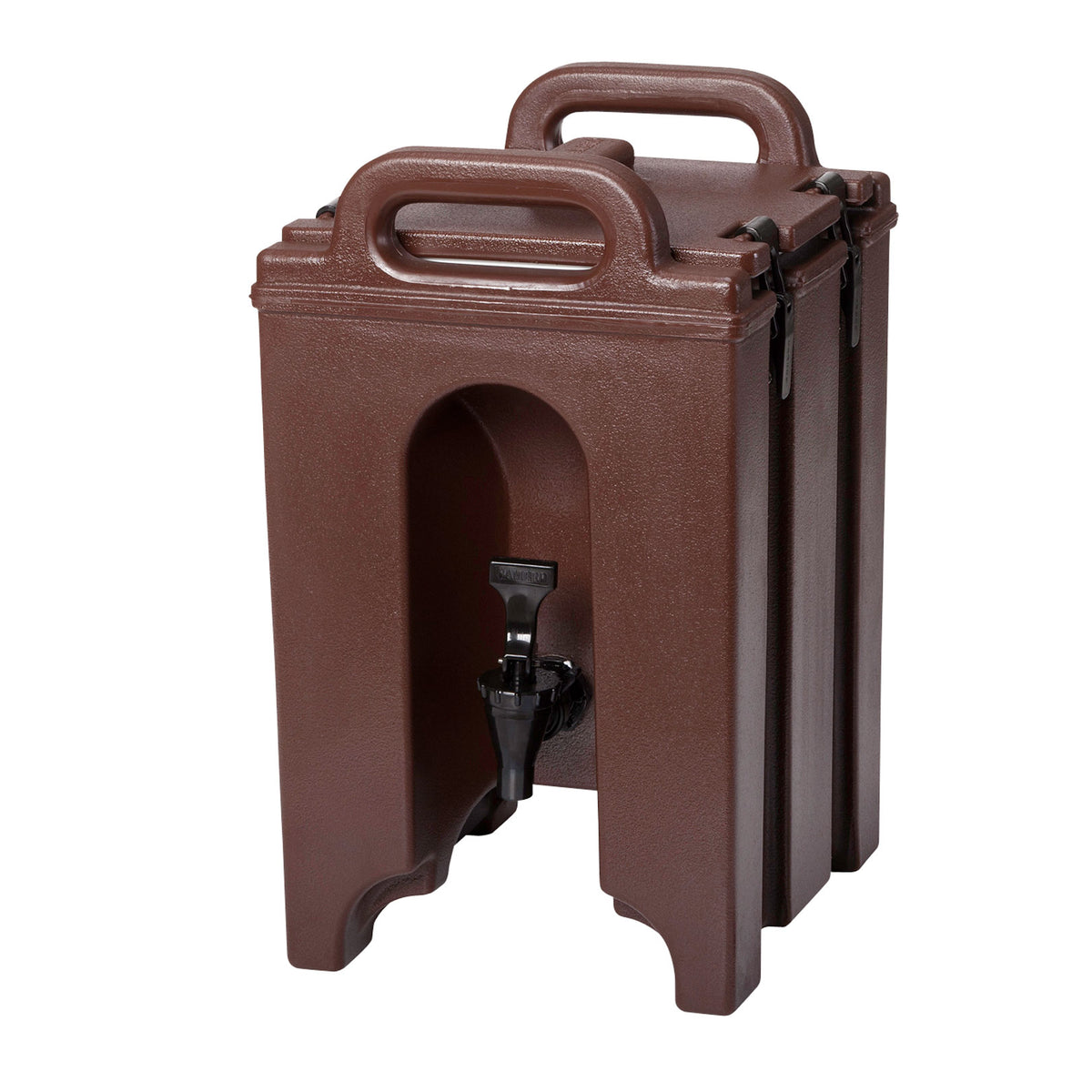 Cambro 100LCD131 Camtainer Beverage Carrier, 1.5-Gallon Dark Brown, 10.3"W x 11.5"D x 17.25"H, NSF