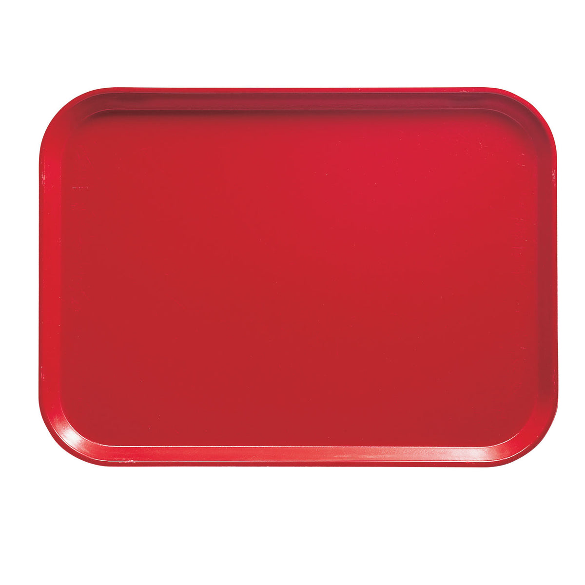 Cambro 1014510 Camtray Rectangular Tray, 10-5/8" x 13-3/4" Red Fiberglass, Dishwasher Safe, NSF — Case of 12 pieces