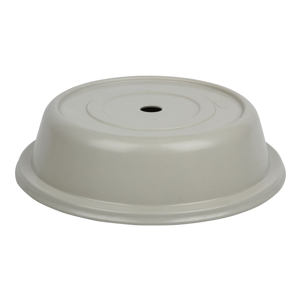 Cambro 106VS101 Plate Cover - 10-4/10" Inside x 2-13/16" High, Round Ivory Fiberglass, Up to 300°F — Case of 12 pieces