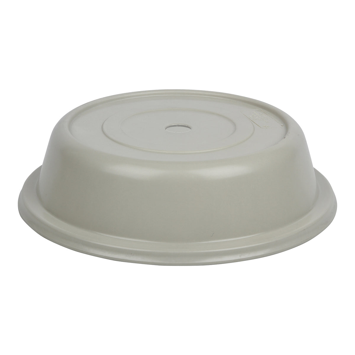 Cambro 106VSNH101 Versa Camcover 10-4/10" x 2-13/16" Beige Fiberglass Plate NSF 300°F - 144/Case — Case of 12 pieces