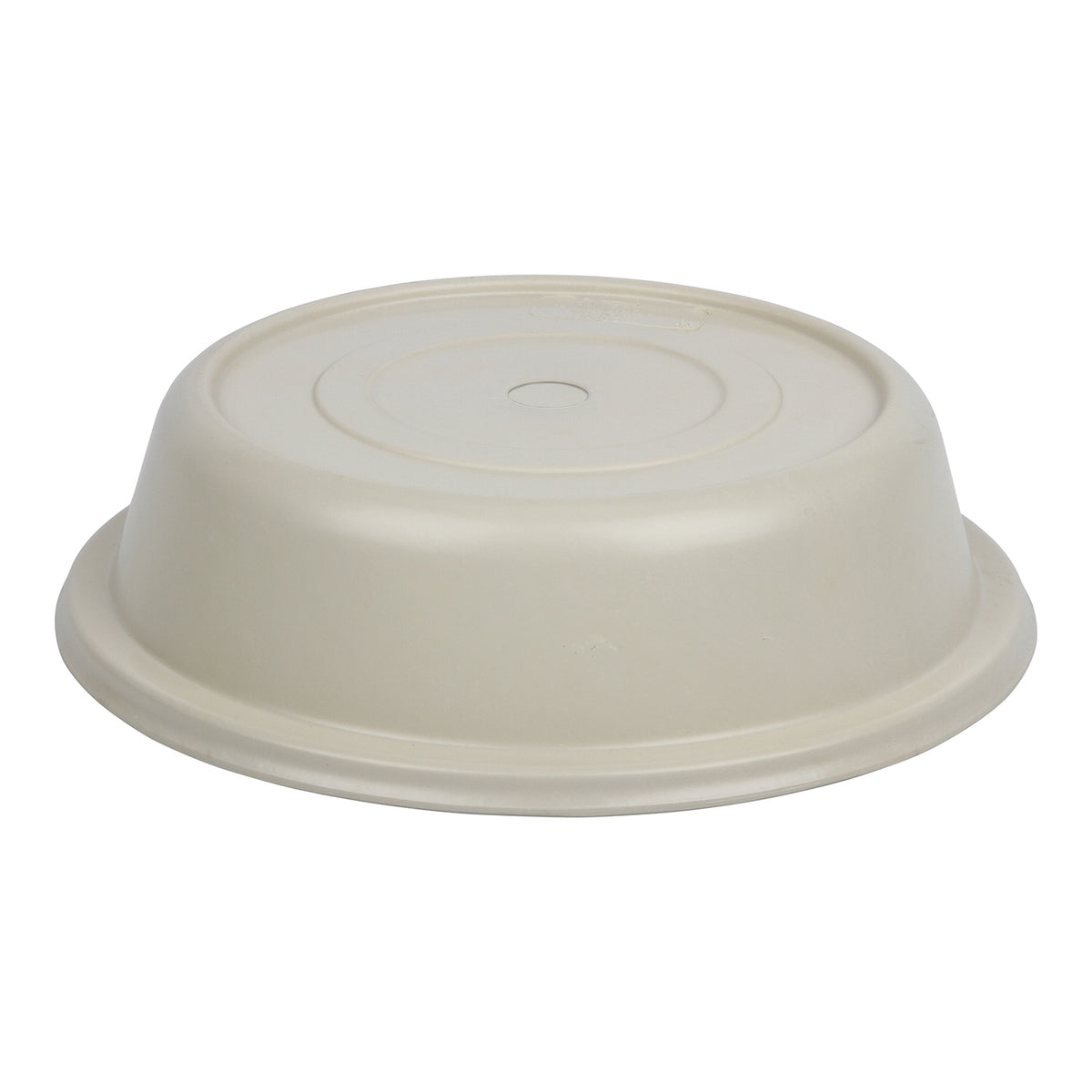 Cambro 116VSNH197 Plate Cover - 11-3/8" Dia, 2-11/16" H, Ivory Fiberglass, Up to 300°F — Case of 12 pieces