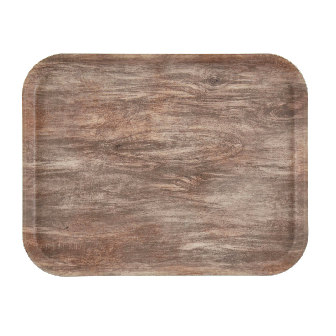 Cambro 1216DCET830 Camtray Tray, 16" x 12", Brown Fiberglass, Non-Skid, Dishwasher Safe — Case of 12 pieces