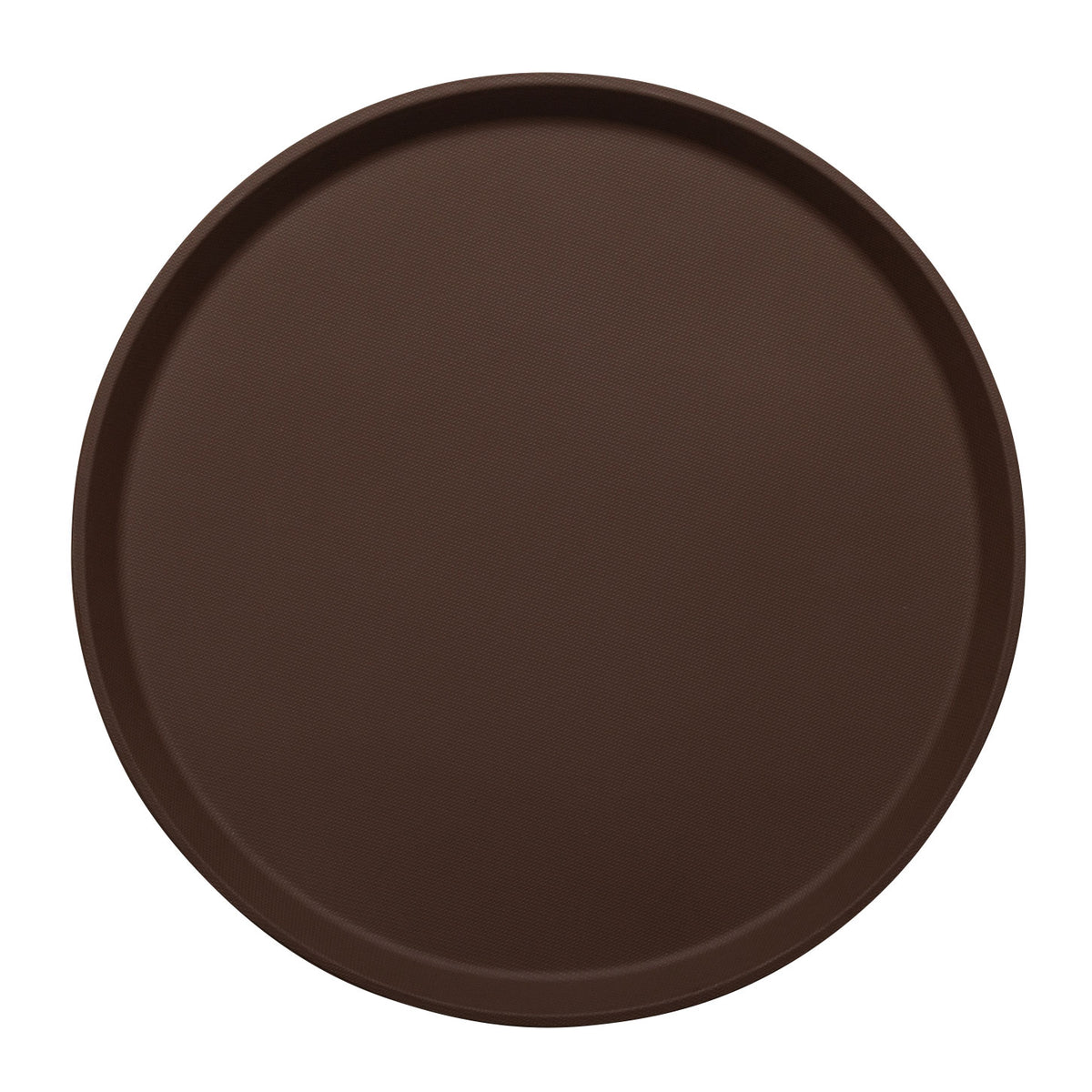 Cambro 1400TL138 - Treadlite 14" Round Non-Skid Serving Tray, Tan Fiberglass, NSF, Stacking Lugs, Dishwasher Safe — Case of 12 pieces