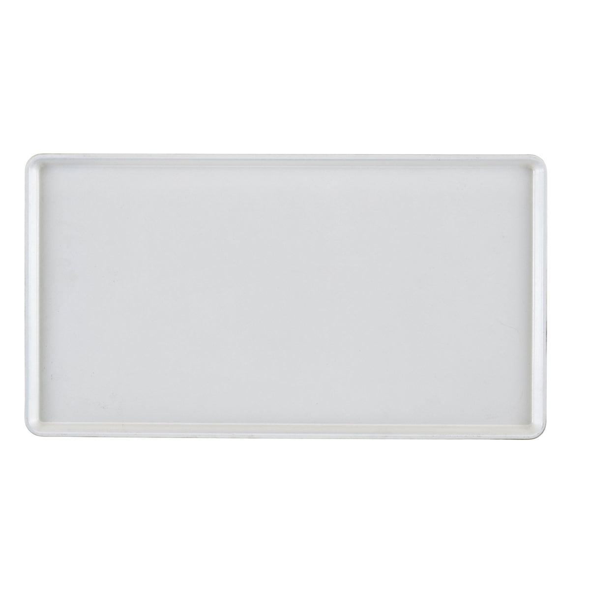 Cambro 1418D148 Dietary Tray - 14" x 18" White Reinforced Fiberglass, Edge, NSF, Dishwasher Safe — Case of 12 pieces