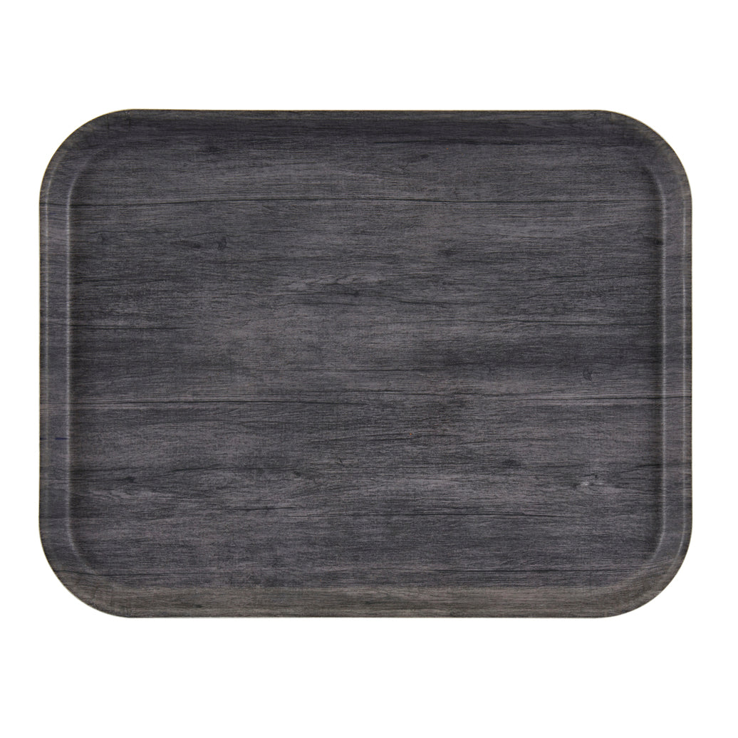 Cambro 1418DC815 Camtray, 18" x 14" Fiberglass Tray, Charcoal Gray NSF Dishwasher Safe -Made in USA — Case of 12 pieces