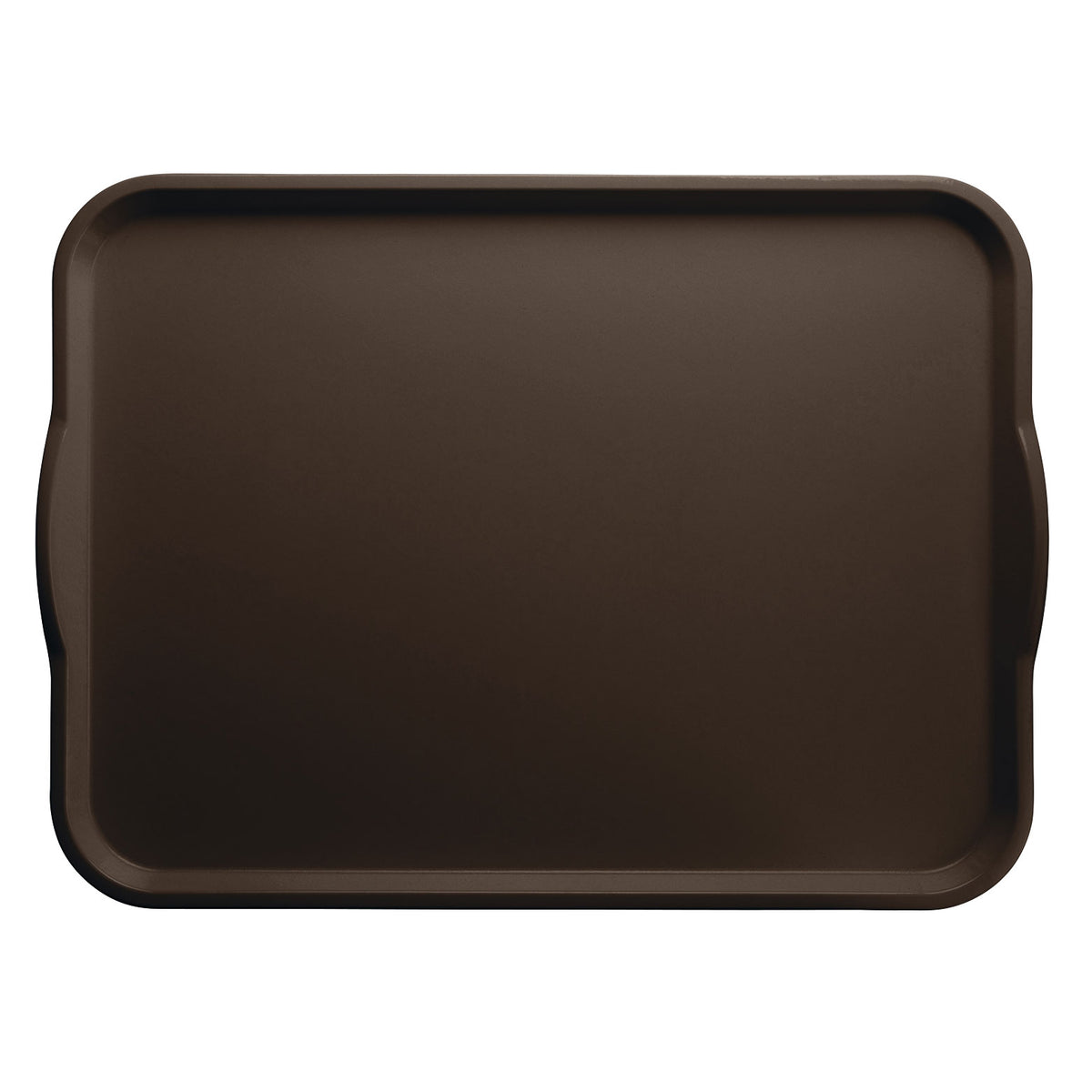 Cambro 1418H116 Camtray Dietary Tray - 14" x 18" Brazil Brown Fiberglass With Handles, NSF — Case of 12 pieces