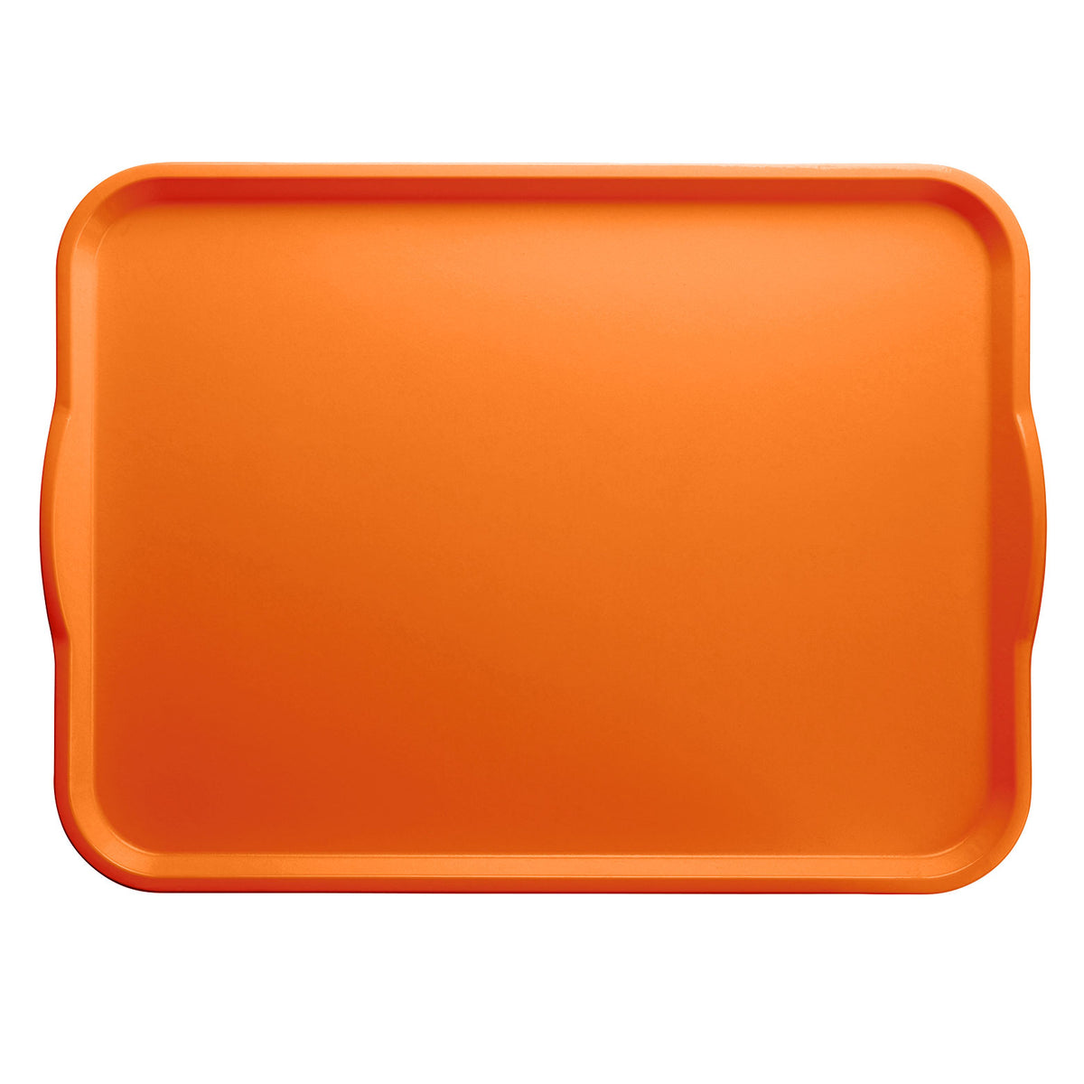 Cambro 1418H222 Camtray Dietary Tray 14" x 18" Rectangular Fiberglass Orange NSF HighImpact — Case of 12 pieces