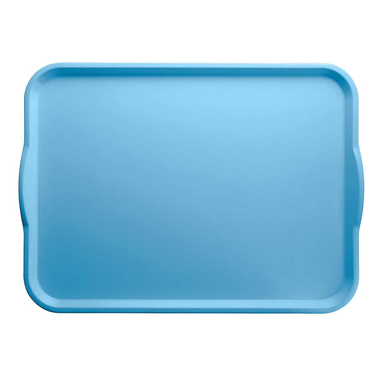 Cambro 1418H518 Camtray Dietary Tray - 14" x 18" Fiberglass, Robin Egg Blue, NSF — Case of 12 pieces