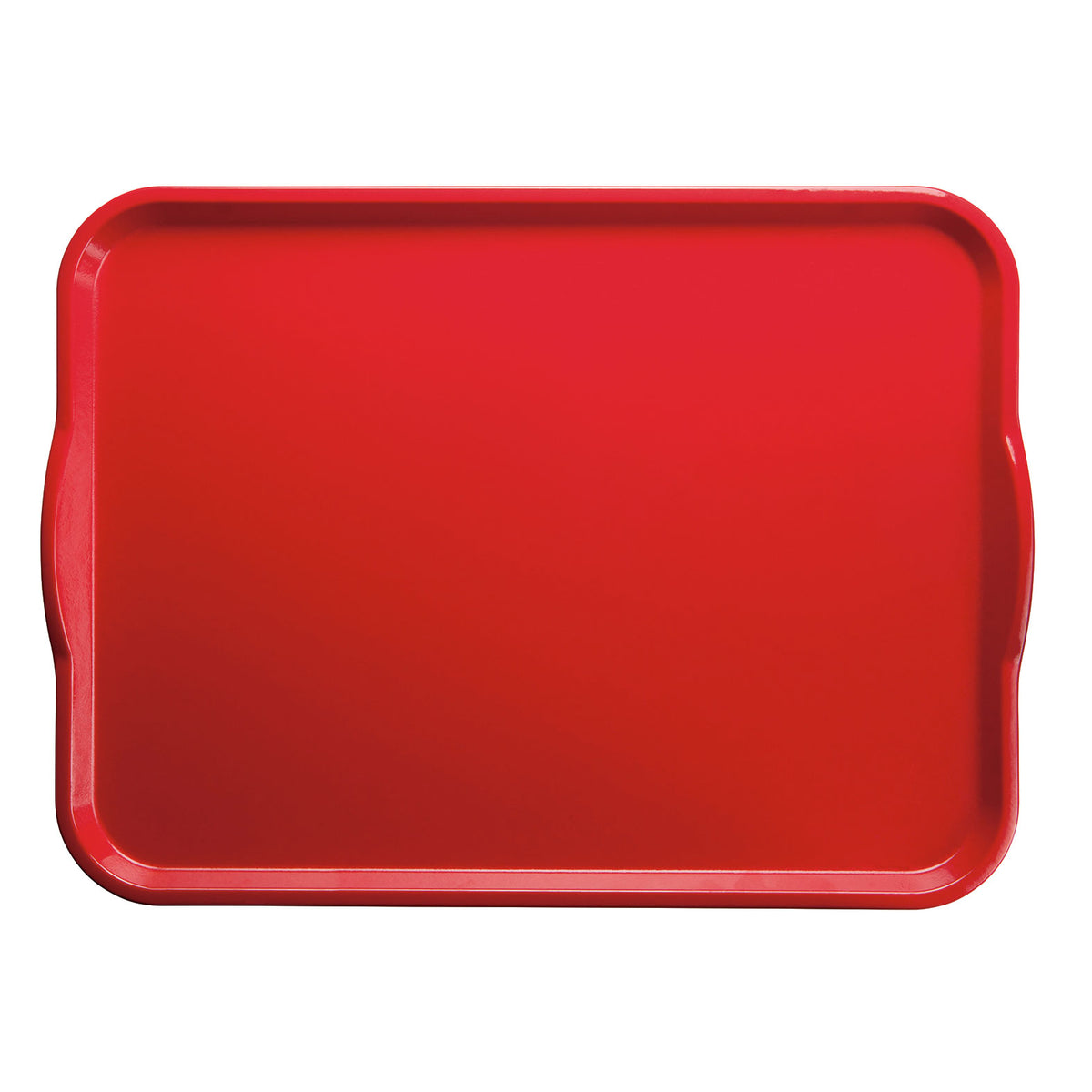 Cambro 1418H521 Camtray Dietary Tray with Handles, Rectangular 14" x 18", Fiberglass, Red, NSF, USA — Case of 12 pieces