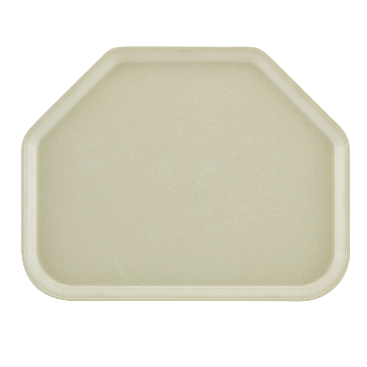 Cambro 1418TR101 Trapezoid Tray, 14" x 18", Parchment Gray Fiberglass, NSF, Made in USA — Case of 12 pieces