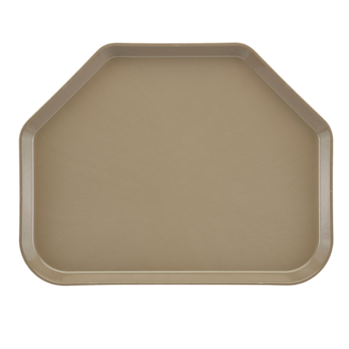 Cambro 1418TR104 Camtray Trapezoid Tray, 14" x 18" Fiberglass, Desert Tan, NSF, Dishwasher Safe — Case of 12 pieces