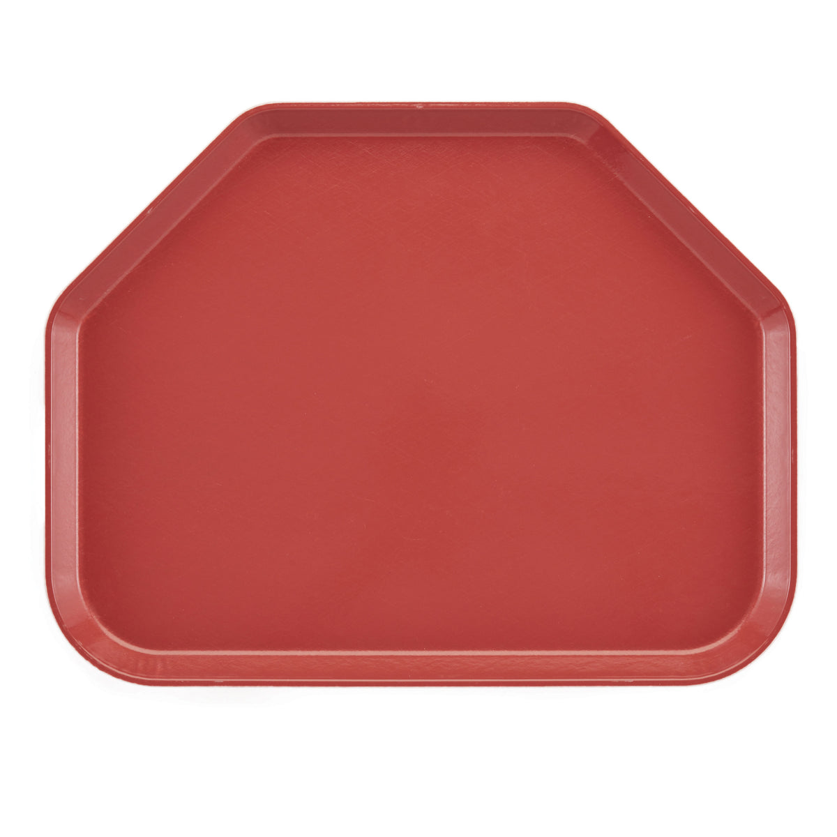 Cambro 1422TR410 Trapezoid Tray, 14" x 22", Raspberry Cream Pink Fiberglass, NSF, Dishwasher Safe — Case of 12 pieces