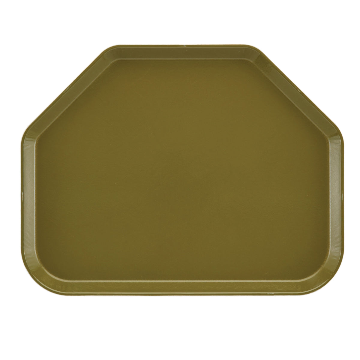 Cambro 1422TR428 Trapezoid Tray, 14" x 22" Fiberglass, Olive Green, NSF, Dishwasher Safe — Case of 12 pieces