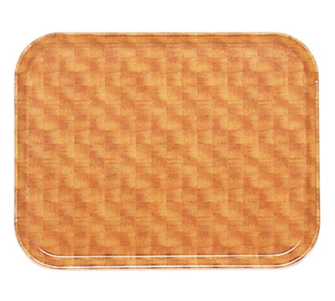 Cambro 1520302 Camtray Rectangular Tray, 15" x 20-1/4", Fiberglass, Wood Color, NSF, Dishwasher Safe — Case of 12 pieces