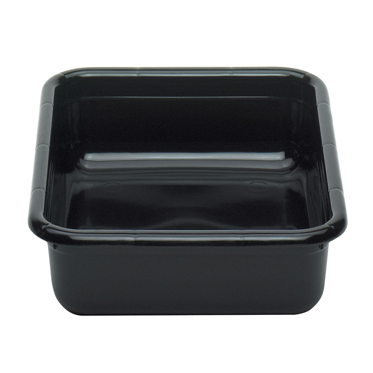 Cambro 1520CBPF110 Cambox Bus Box, 15-5/16"L x 19-15/16"W x 4-15/16"H, Hi-Gloss Plastic, 1-Compartment, Black — Case of 12 pieces
