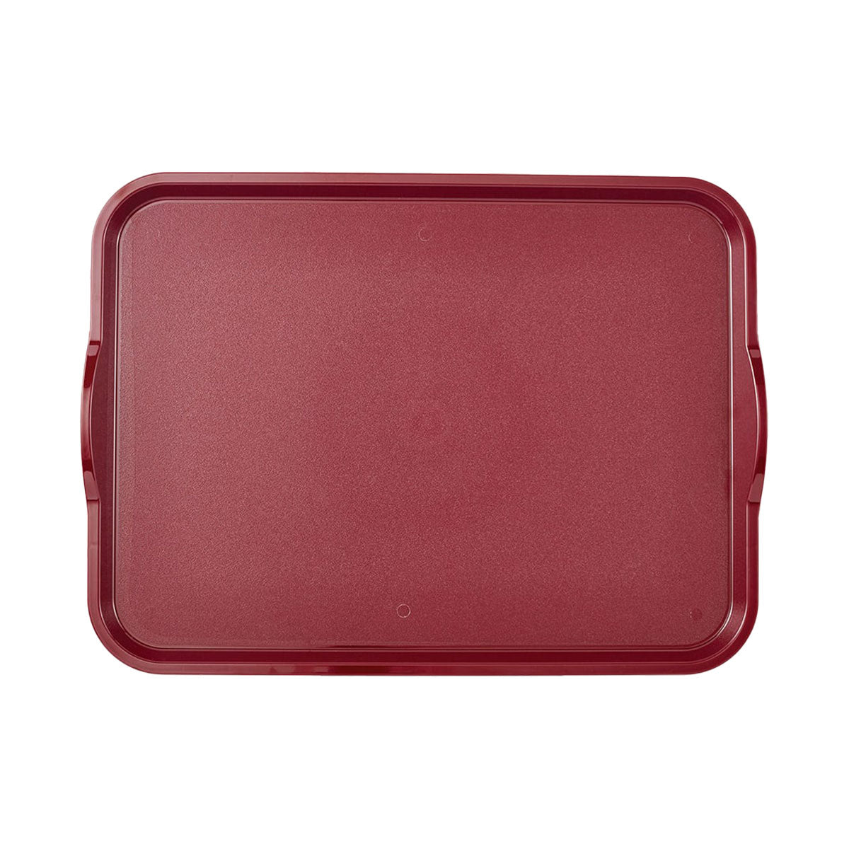 Cambro 1520CWH488 Tray, 15" x 20", Dark Cranberry Polycarbonate, Handles & Lugs, NSF — Case of 12 pieces