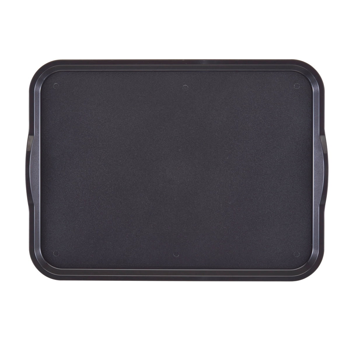 Cambro 1520CWNSH485 Red 15" x 20" Poly Tray, Handles, NSF, Smoked Metal, Dishwasher Safe, USA Made — Case of 12 pieces