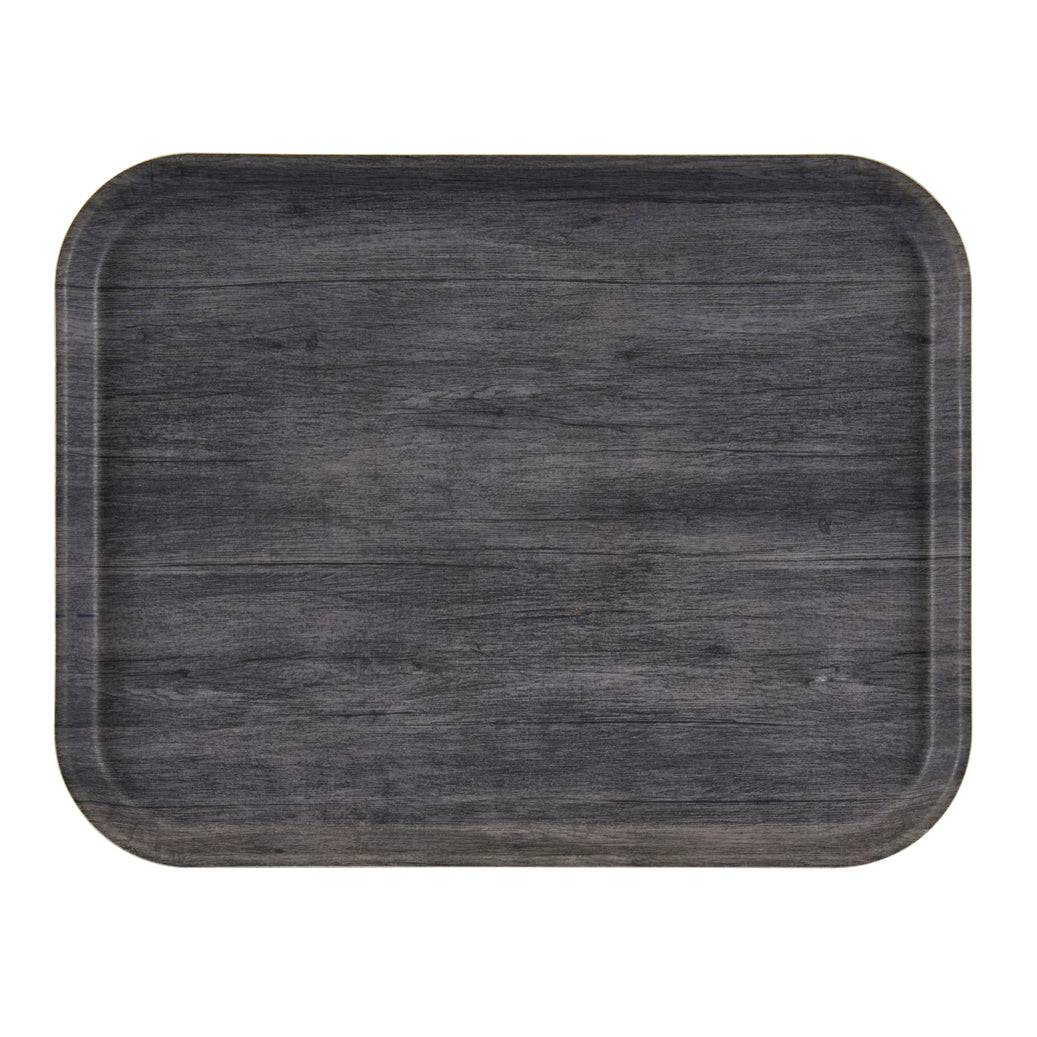 Cambro 1520DC815 Food Tray, 20" x 15" Rectangular Fiberglass, Charcoal Gray Textured, NSF — Case of 12 pieces