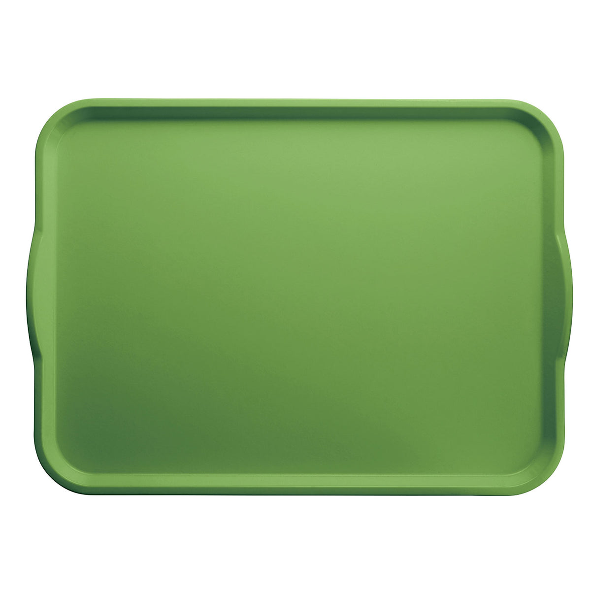 Cambro 1520H113 Rectangular Tray, 15" x 20", Fiberglass, Greens, Lime-Ade Finish, NSF — Case of 12 pieces