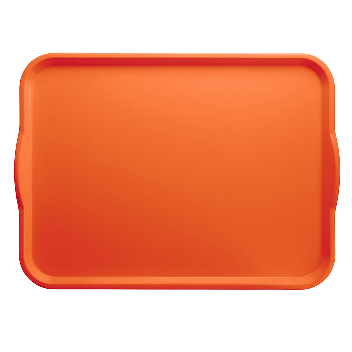 Cambro 1520H220 Camtray Tray, 15" x 20", Fiberglass, Citrus Orange, Handles, NSF-Approved — Case of 12 pieces