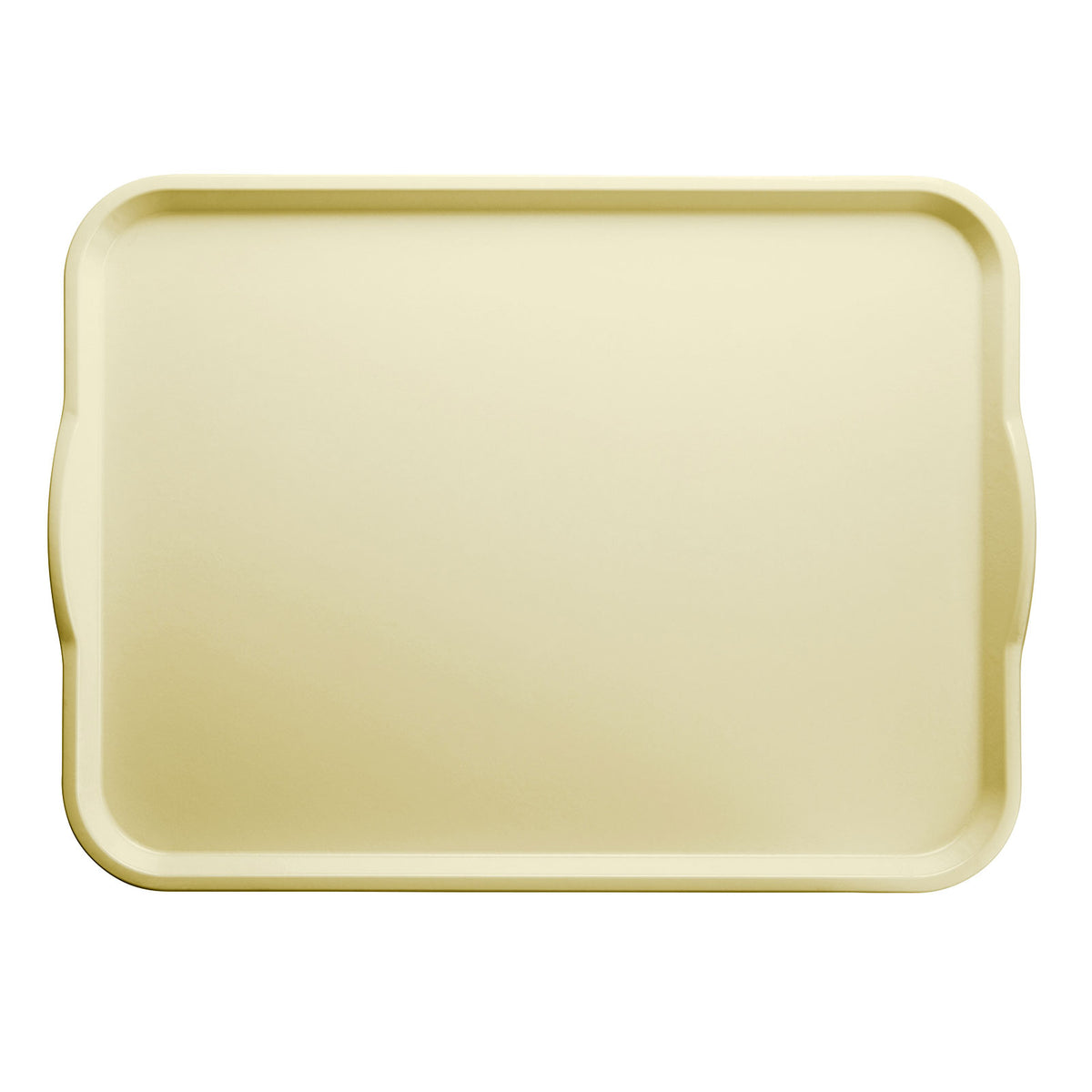 Cambro 1520H536 Rectangular Tray, 15" x 20", Yellow Lemon Chiffon Fiberglass, NSF, Made In USA — Case of 12 pieces