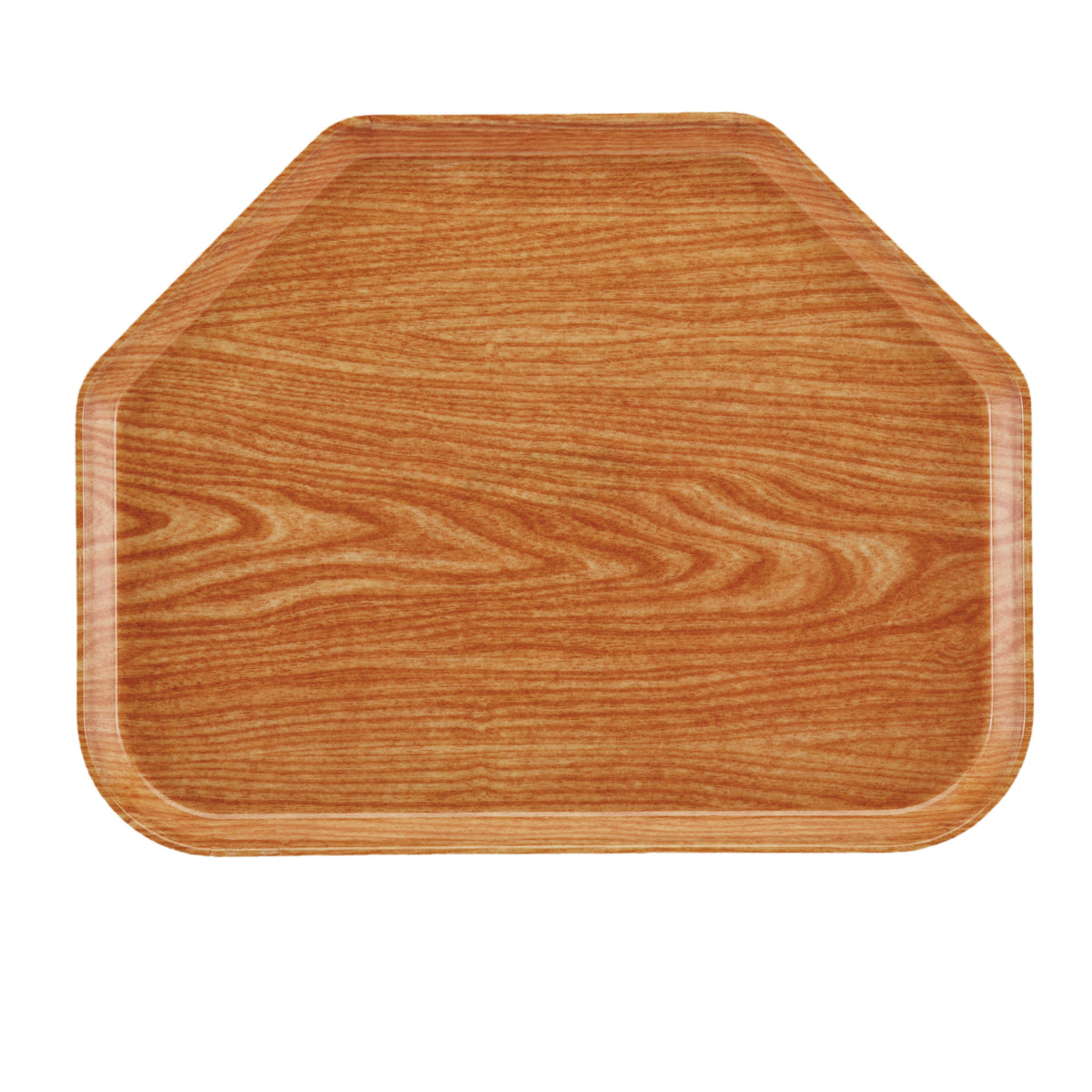 Cambro 1520TR307 Trapezoid Tray, 14-9/16" x 19-1/2", Fiberglass, Light Elm, Dishwasher Safe, USA — Case of 12 pieces
