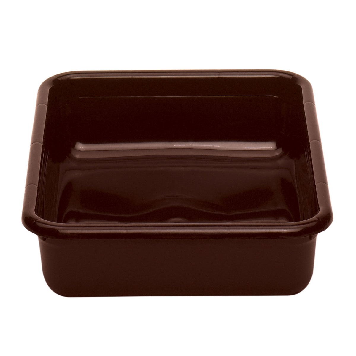 Cambro 1722CBP131 Cambox Bus Box, 16-7/8"L x 21-7/8"W x 4-3/4"H, Hi-Gloss Plastic, Dark Brown, 1-Compartment — Case of 12 pieces